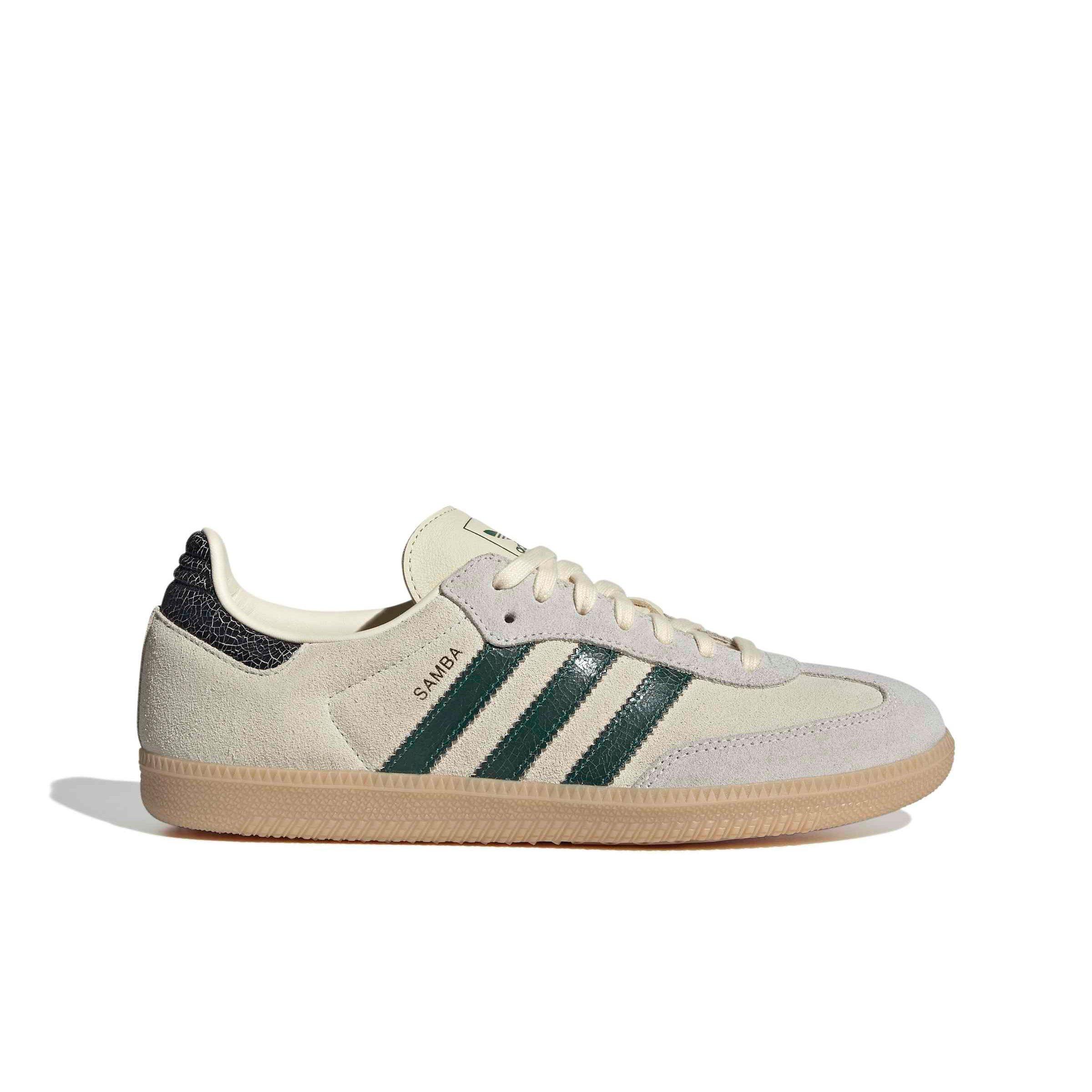 adidas Originals Samba OG "Cream White/Collegiate Green/Magic Beige" Men's Shoe - CREAM/GREEN/BEIGE